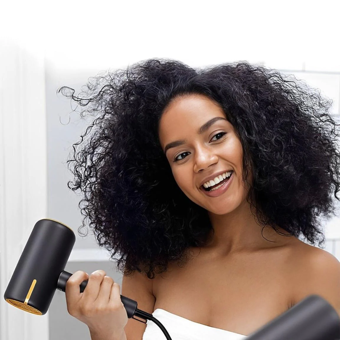 Olvoria | Ionic Hair Dryer | Fast Drying and Frizz Control | Gray