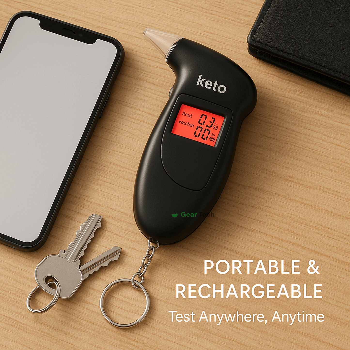 Olvoria | Keto Breath Meter | Accurate Ketosis Monitoring for Weight Loss and Dietary Optimization at Home or On the Go