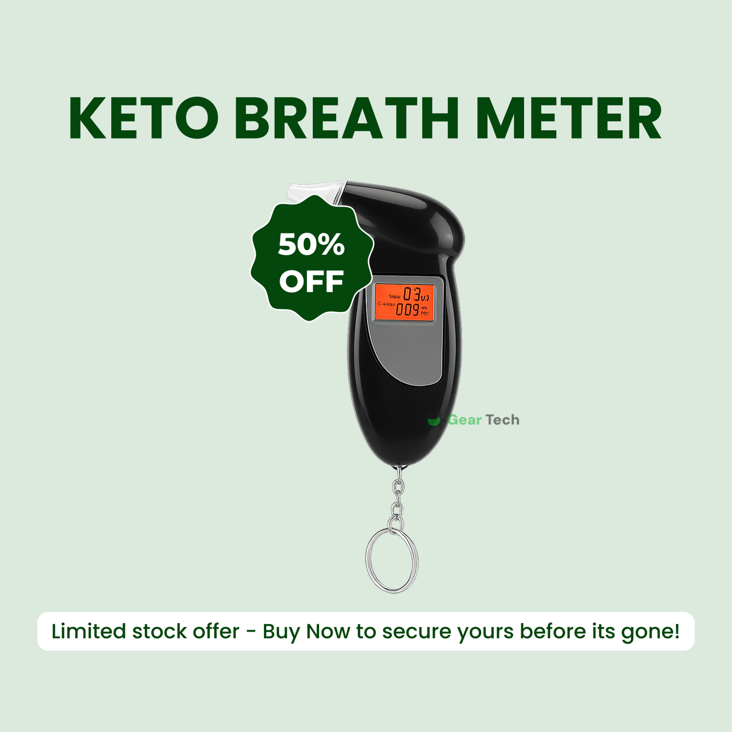 Olvoria | Keto Breath Meter | Accurate Ketosis Monitoring for Weight Loss and Dietary Optimization at Home or On the Go