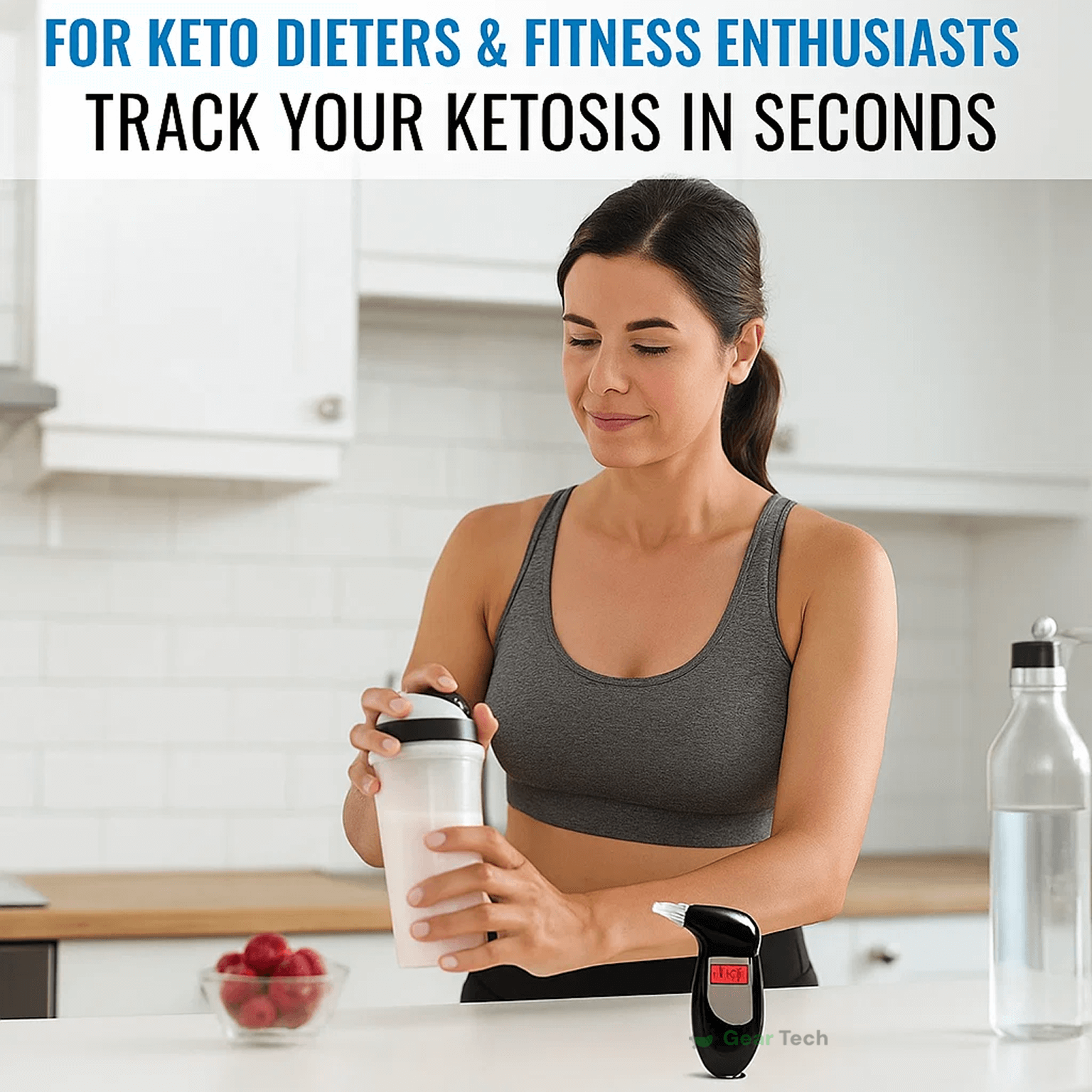 Olvoria | Keto Breath Meter | Accurate Ketosis Monitoring for Weight Loss and Dietary Optimization at Home or On the Go