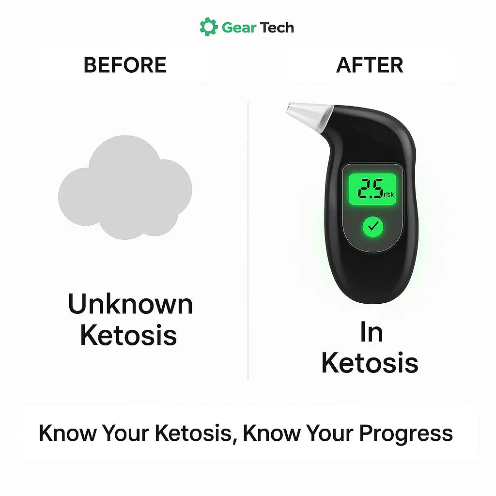Olvoria | Keto Breath Meter | Accurate Ketosis Monitoring for Weight Loss and Dietary Optimization at Home or On the Go