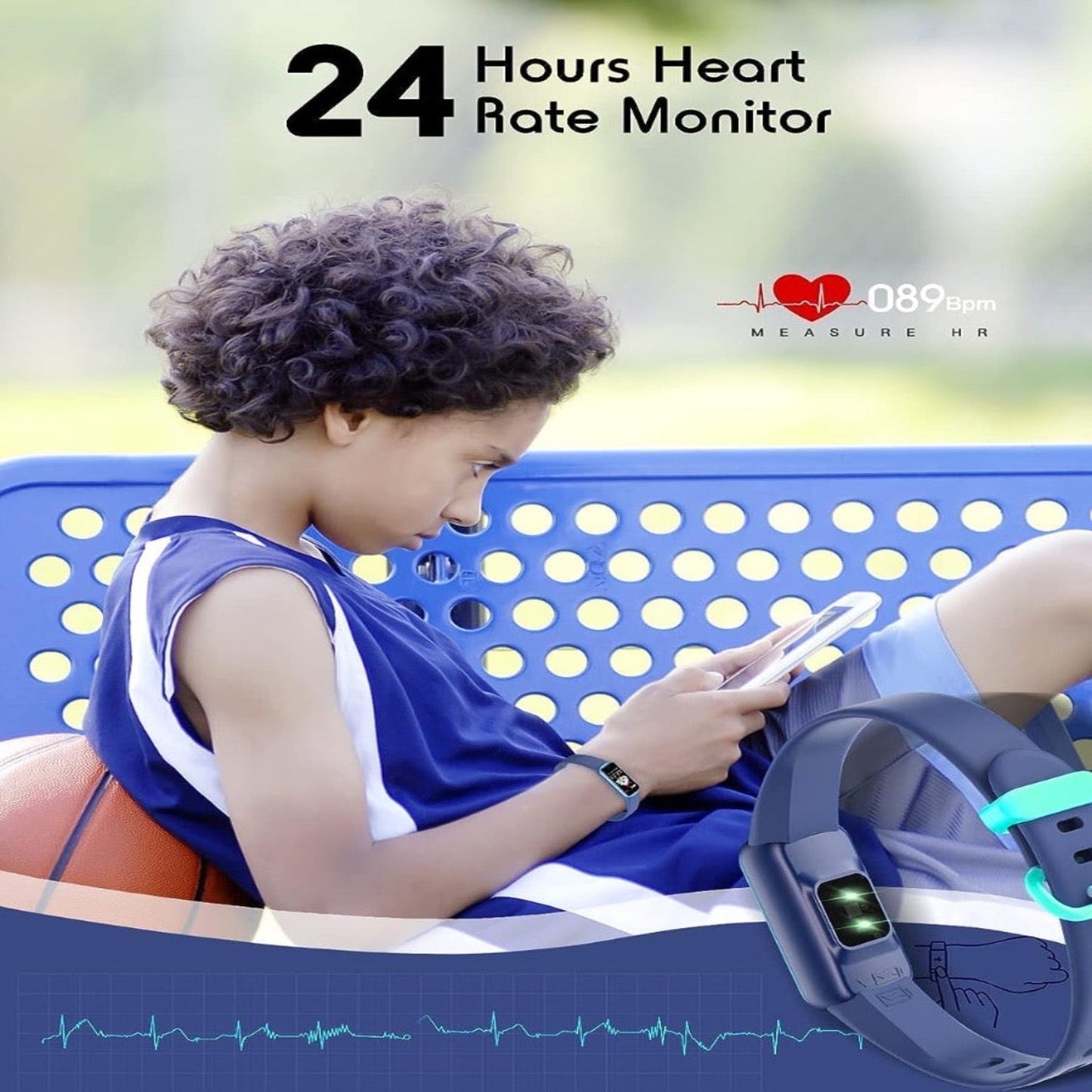Olvoria | Kids Activity Tracker Watch – Smart Fitness Smartwatch with GPS and Heart Rate Monitor