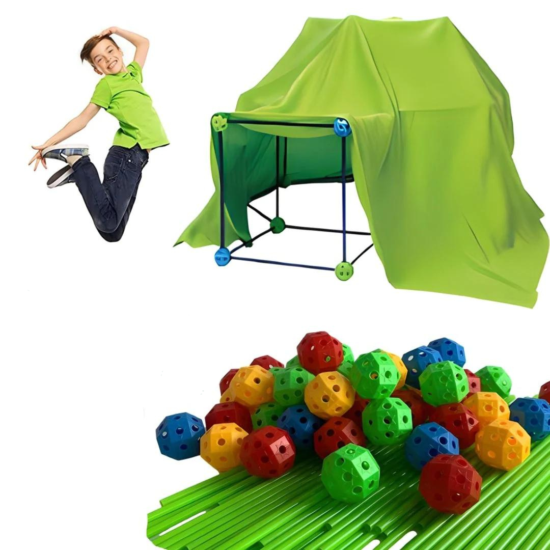 Olvoria | Kids Building Fort Tent Kit Creative Play Structure