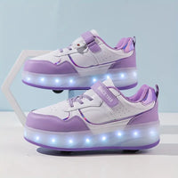 Olvoria | Patins à roulettes pour enfants avec éclairage LED