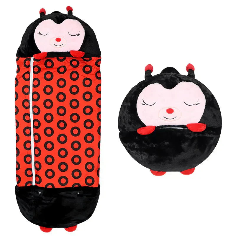 Olvoria | Kids' Sleeping Bag and Plush Toy - Fun Animal Design