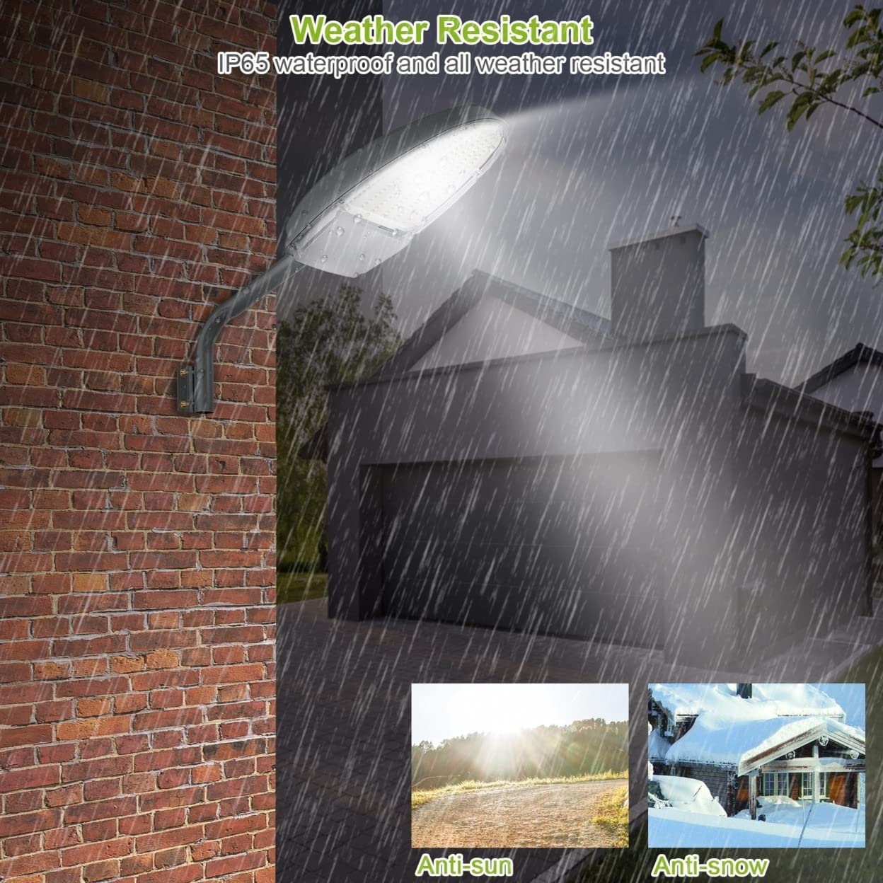 Olvoria | Kocaso Wall Pack LED Lights 144 LEDs with Photocell Sensor - IP65 Waterproof Outdoor Lamp