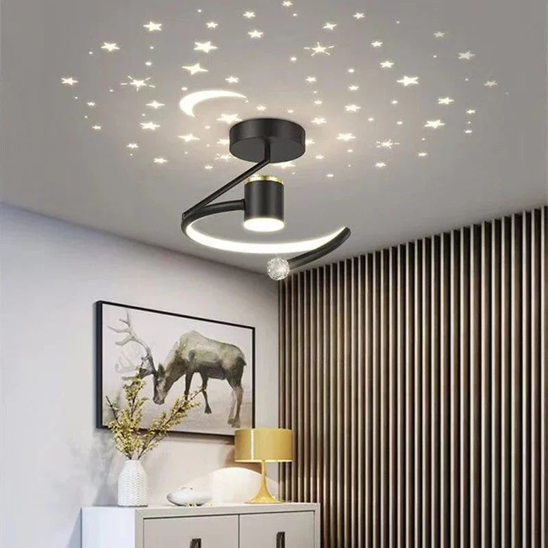 Olvoria | LED Ceiling Lamps with Starry Sky – Modern Pendant Lamp Design for Children's Rooms and Living Rooms