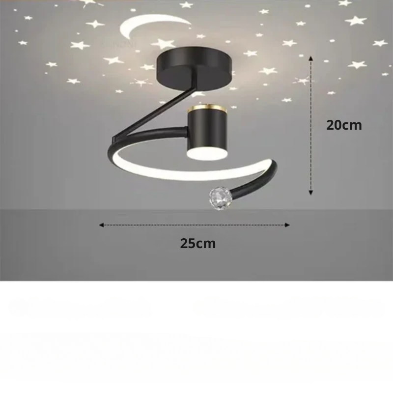 Olvoria | LED Ceiling Lamps with Starry Sky – Modern Pendant Lamp Design for Children's Rooms and Living Rooms