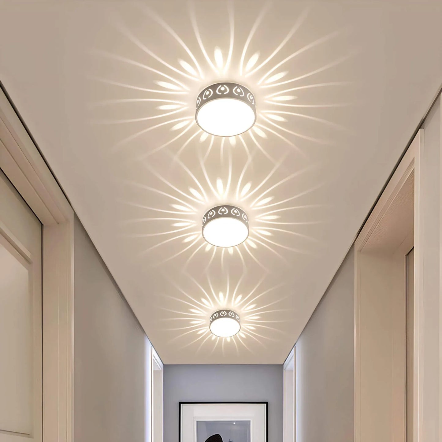 Olvoria | LED Ceiling Light - for Entrance, Hallway, and Balcony