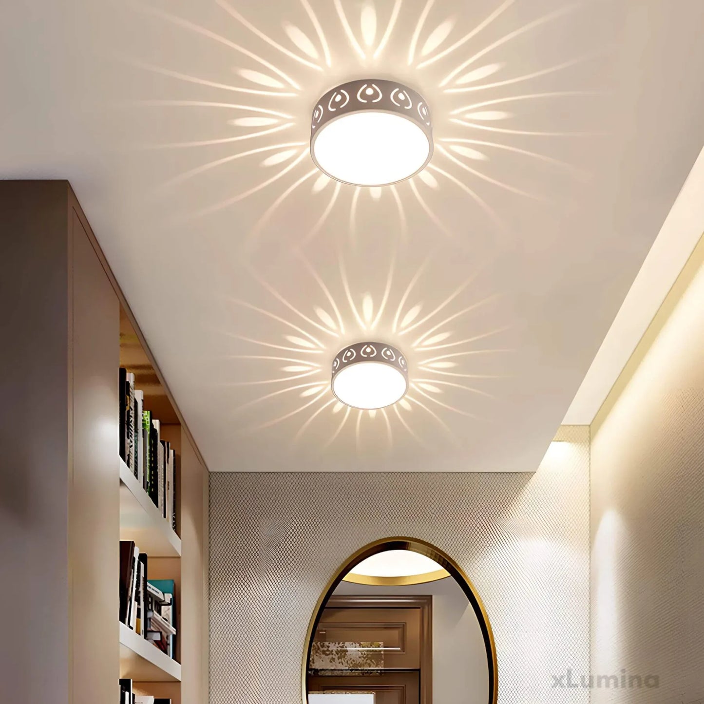 Olvoria | LED Ceiling Light - for Entrance, Hallway, and Balcony