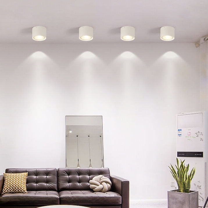 Olvoria | LED Ceiling Spotlight Cylinder | Adjustable Spotlight Design