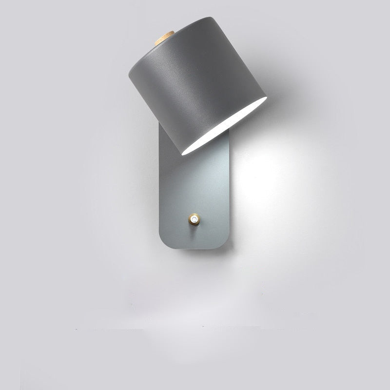Olvoria | LED Wall Light with Switch | Modern Metal Design