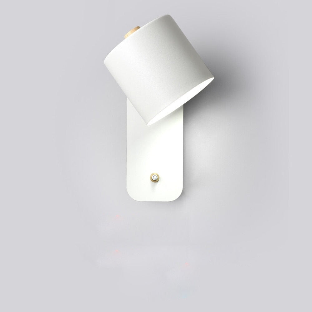 Olvoria | LED Wall Light with Switch | Modern Metal Design