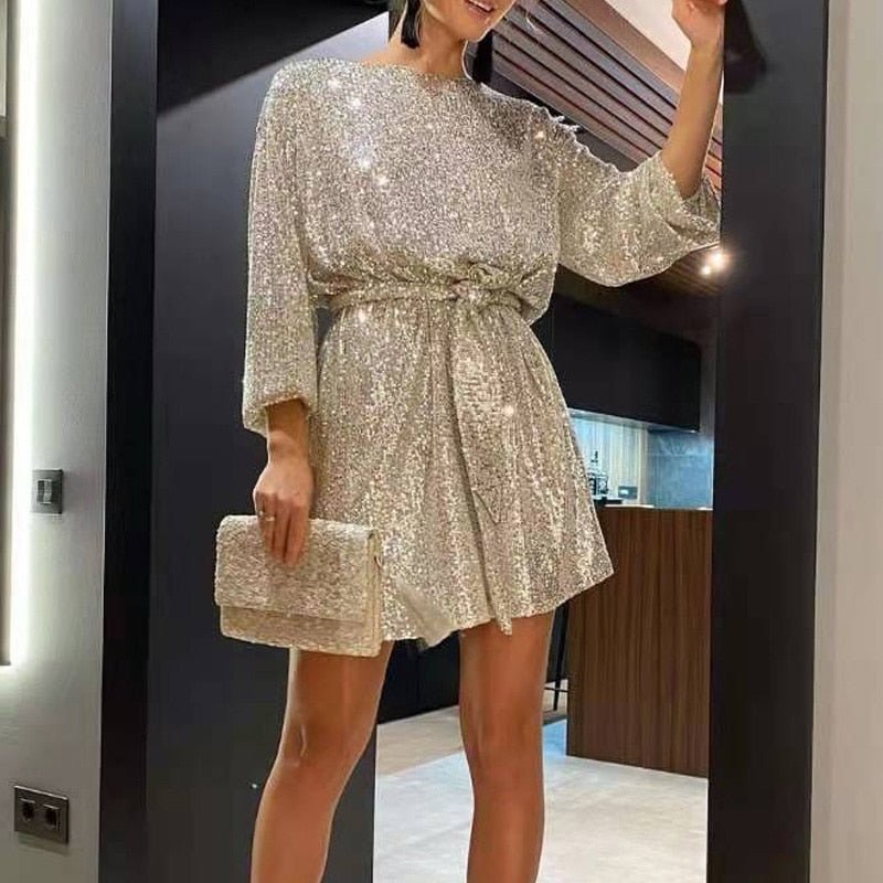 Olvoria Lockeres Mini Party Dress