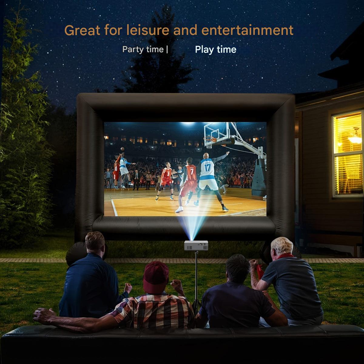 Olvoria | LumoBeam Ultra-Bright Mini Projector (3000 Lumen) – Compact HD Home & Outdoor Cinema