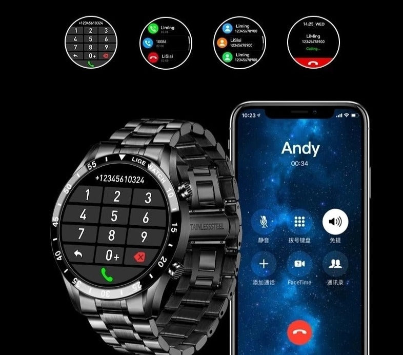Olvoria | Luxury 4G Smartwatch – Stylish Watch with Calls, GPS & Health Features