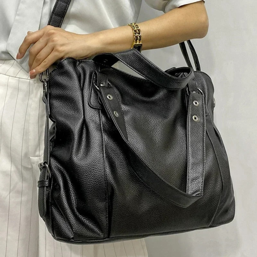 Olvoria | Luxury Leather Women's Shoulder Bag - EliteCarry