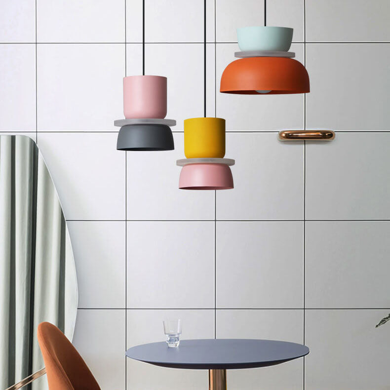 Olvoria | Macaron LED Pendant Light | Scandinavian Color Design