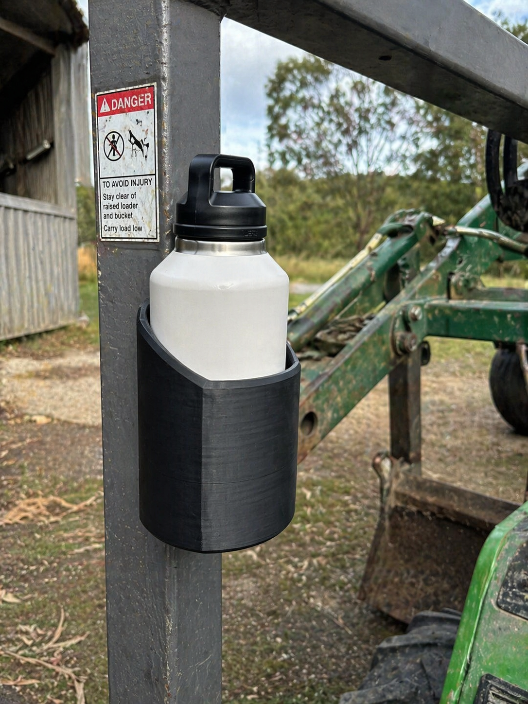 Olvoria | Magnetic Bottle Holder | Heavy-Duty Grip for Tools, Gym, or Garage | Non-Slip Bottle Mount