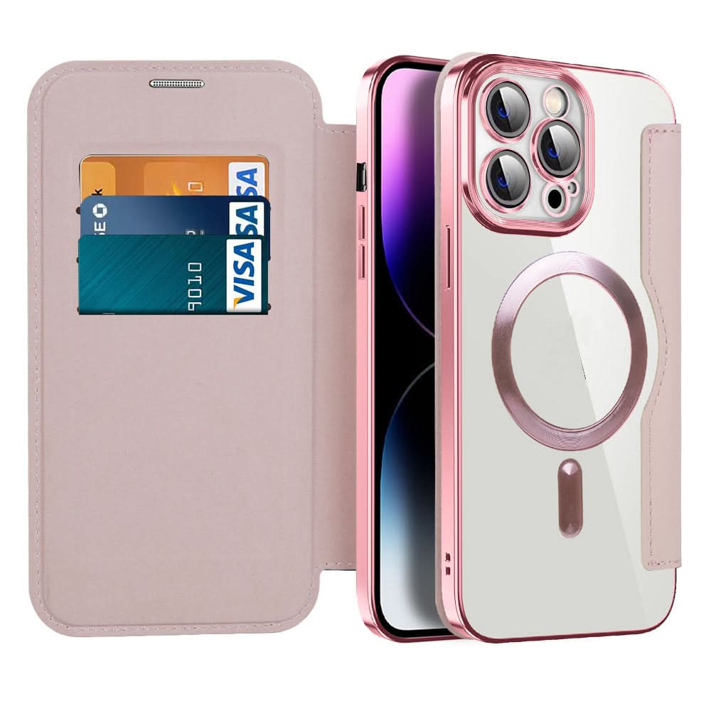 Olvoria | Magnetic Leather Flip Case iPhone 11–14 Series