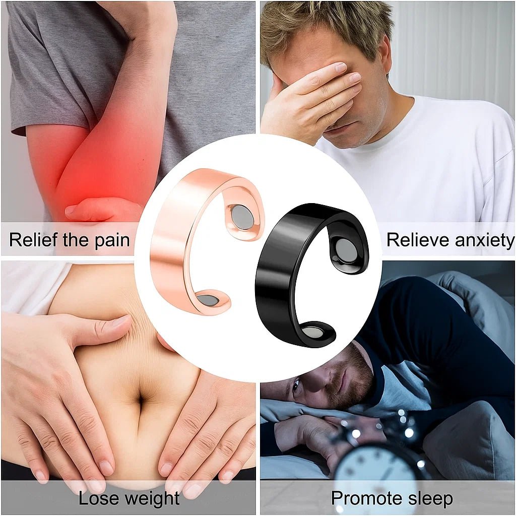 Olvoria | Magnetic Therapy Ring for Lymphatic Drainage, Circulation, and Well-being