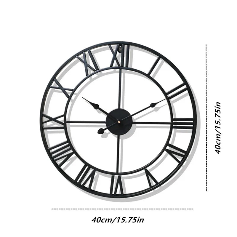 Olvoria | Majestic Clock in Metal