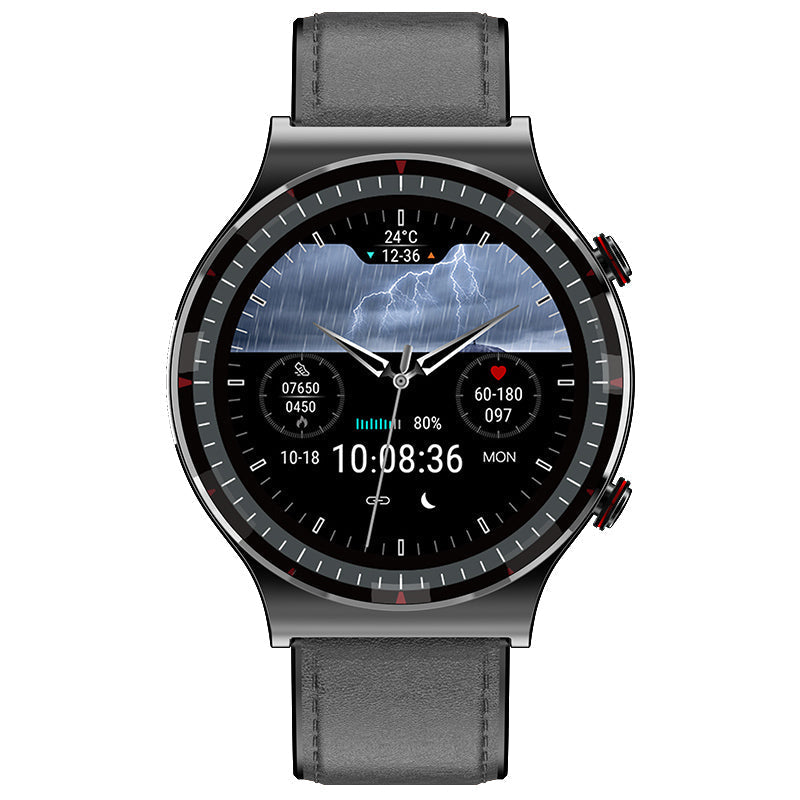 Olvoria | Medical EKG Smartwatch | CFDA Certified | 512Hz High-Precision Biosensor | SpO2 & Heart Rate Monitoring | AI-Based Breathing Analysis | IP67 Waterproof