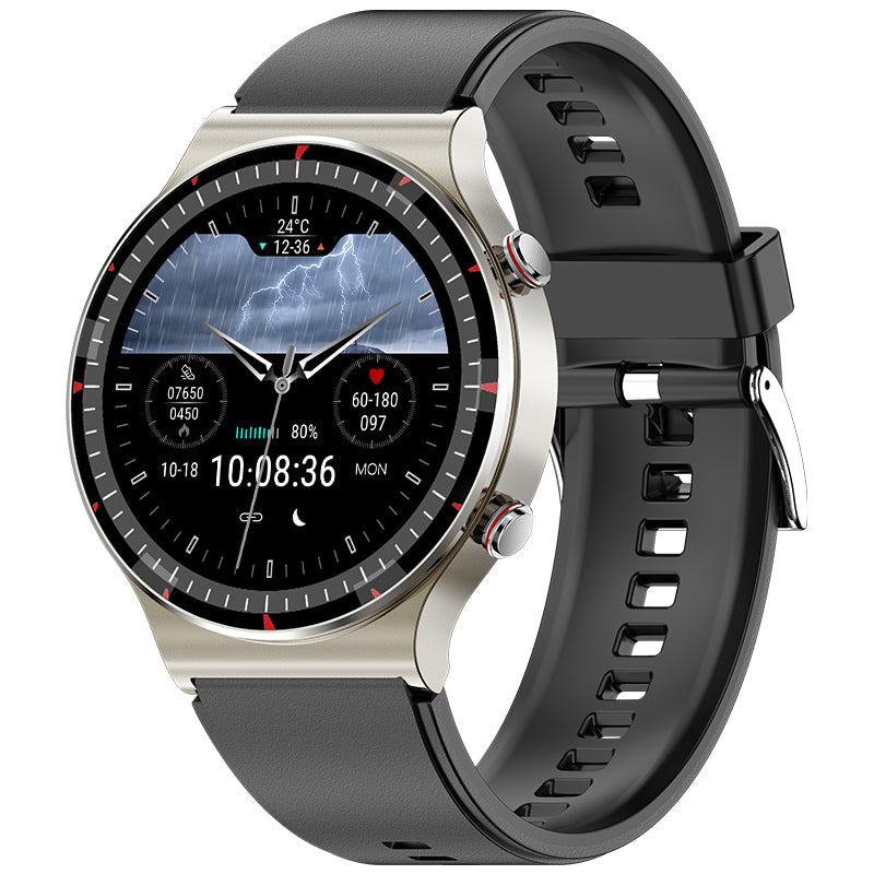 Olvoria | Medical EKG Smartwatch | CFDA Certified | 512Hz High-Precision Biosensor | SpO2 & Heart Rate Monitoring | AI-Based Breathing Analysis | IP67 Waterproof