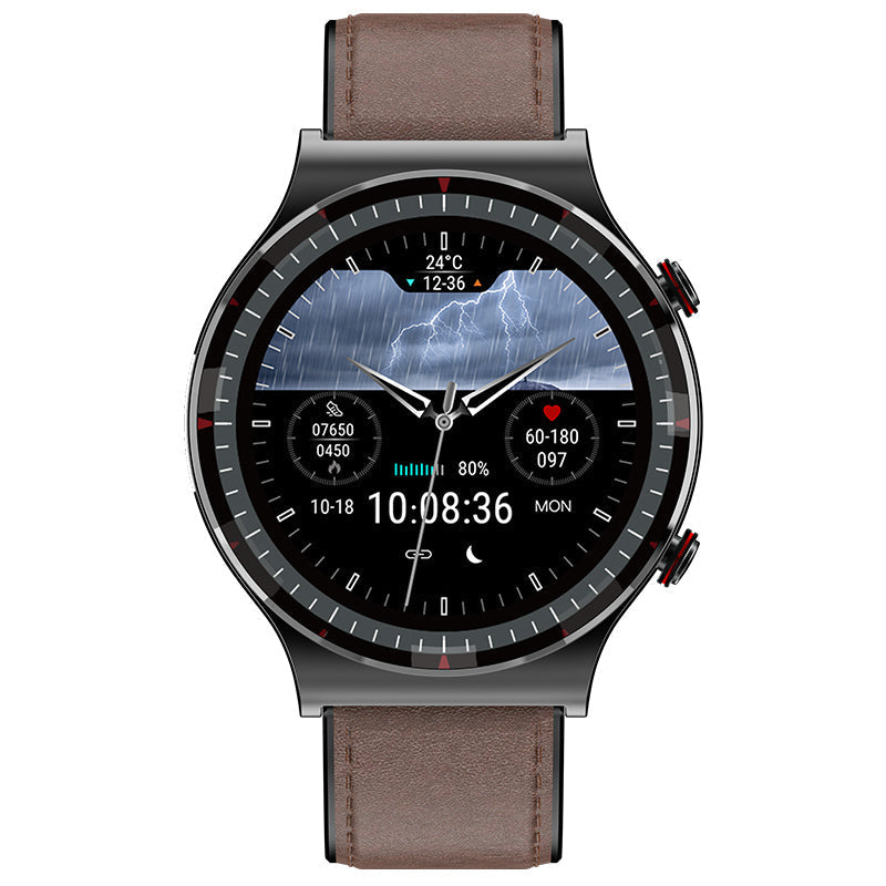Olvoria | Medical EKG Smartwatch | CFDA Certified | 512Hz High-Precision Biosensor | SpO2 & Heart Rate Monitoring | AI-Based Breathing Analysis | IP67 Waterproof