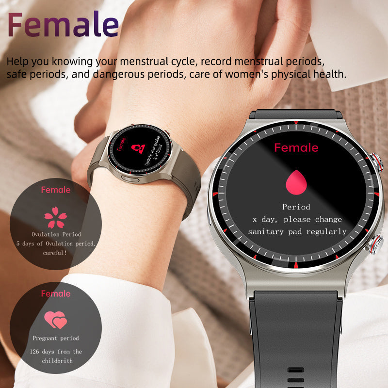 Olvoria | Medical EKG Smartwatch | CFDA Certified | 512Hz High-Precision Biosensor | SpO2 & Heart Rate Monitoring | AI-Based Breathing Analysis | IP67 Waterproof
