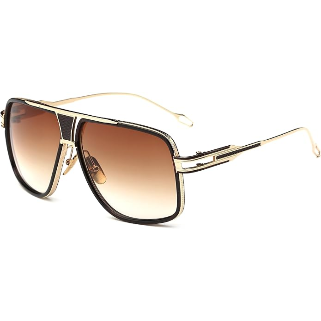 Olvoria | Men’s Aviator Sunglasses with Alloy Frame and UV Protection