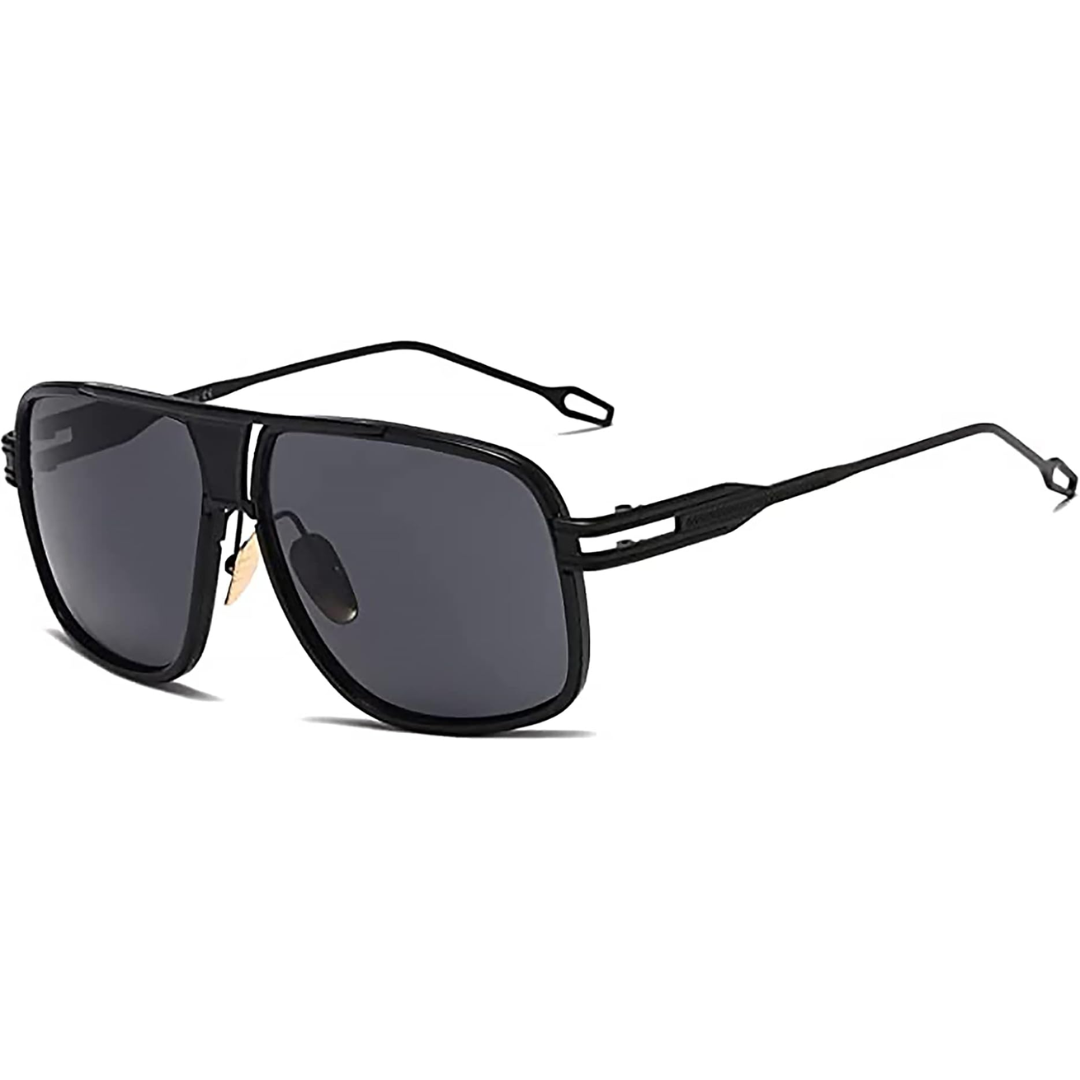 Olvoria | Men’s Aviator Sunglasses with Alloy Frame and UV Protection