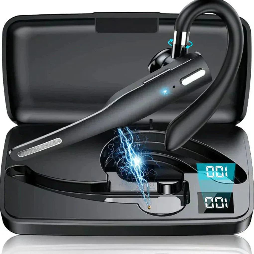 Olvoria | Men's Bluetooth 5.1 Earhook Headset with Noise Cancelling