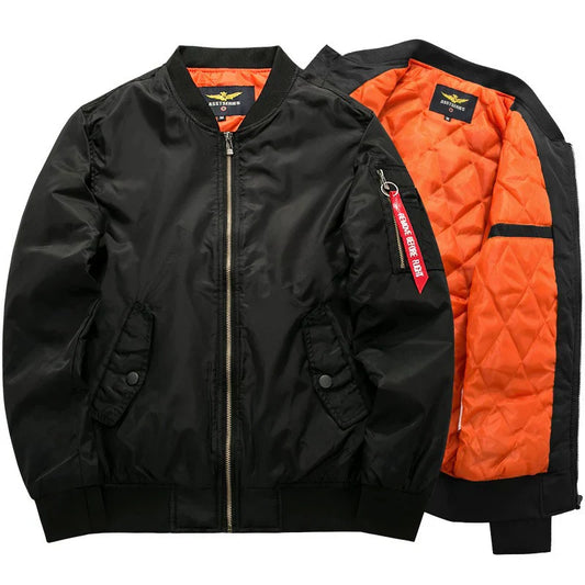 Olvoria | Men's Bomber Jacket – Quilted Lining Bomber
