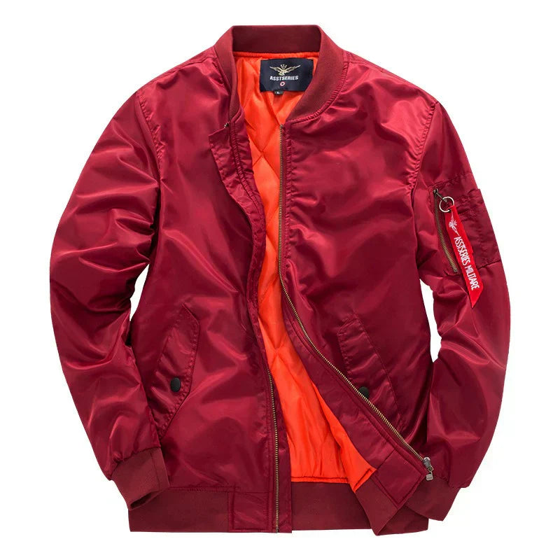 Olvoria | Men's Bomber Jacket – Quilted Lining Bomber
