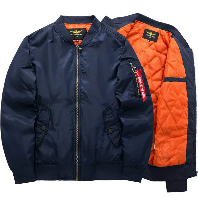 Olvoria | Men's Bomber Jacket – Quilted Lining Bomber