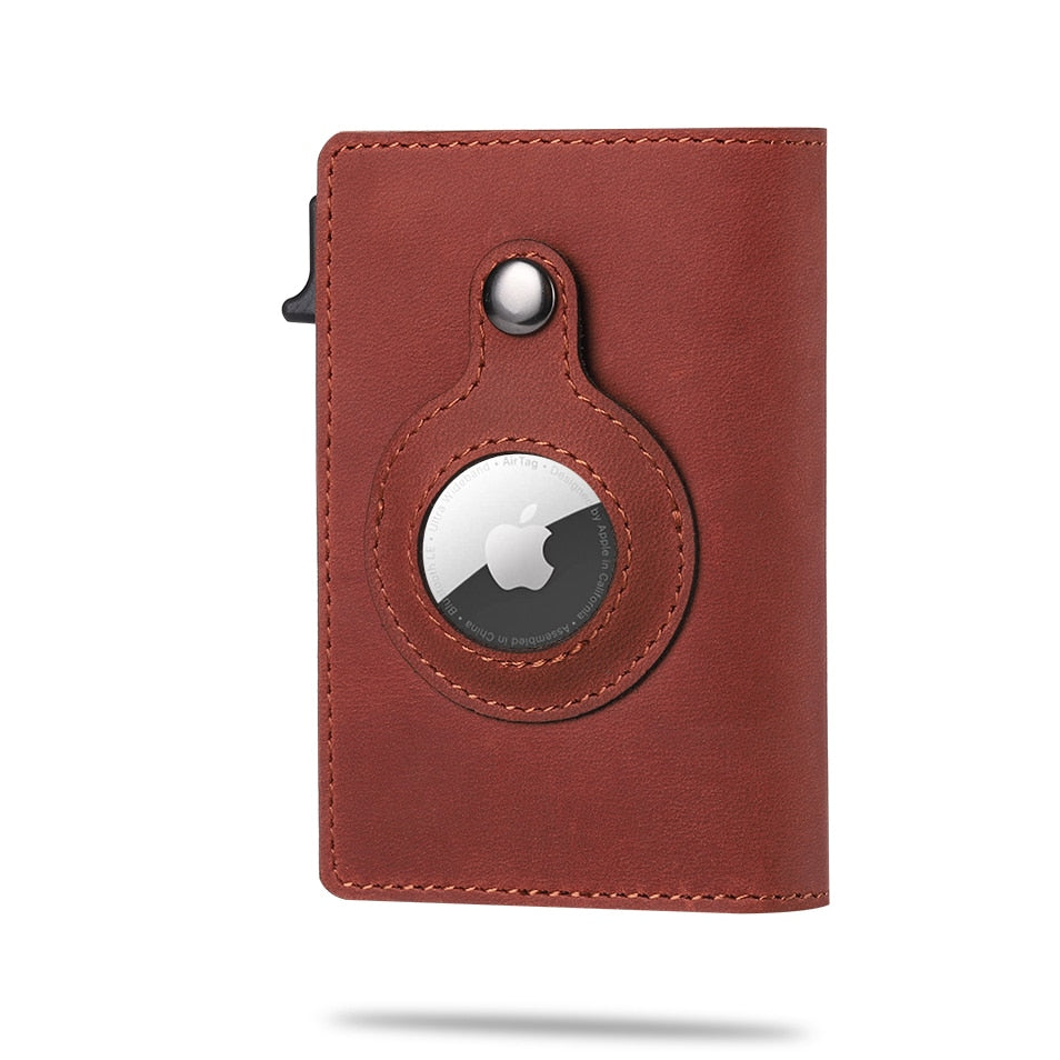 Olvoria | Men's Card Holder with Airtag Slot