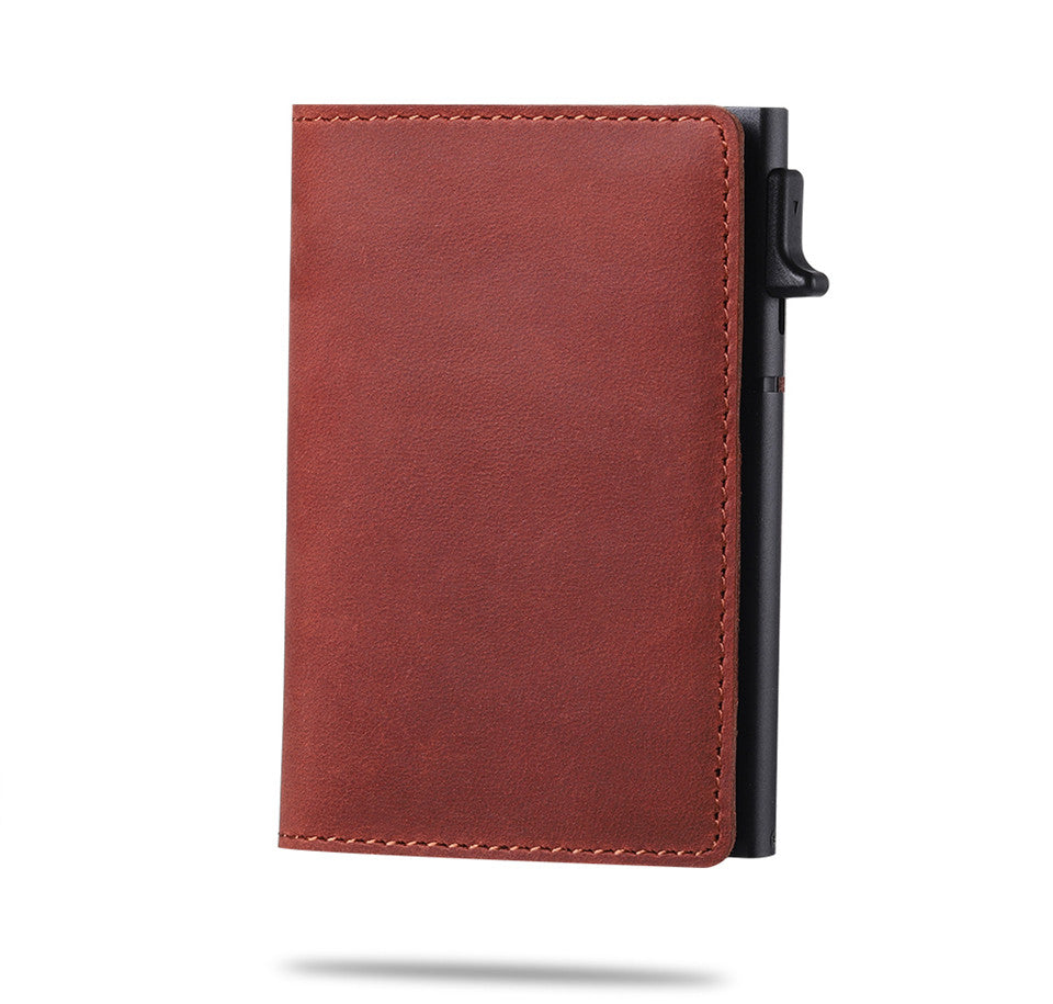 Olvoria | Men's Card Holder with Airtag Slot