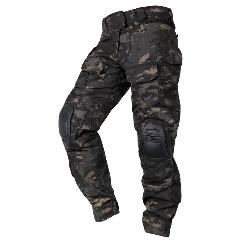 Olvoria | Men's Cargo Pants with Knee Pads