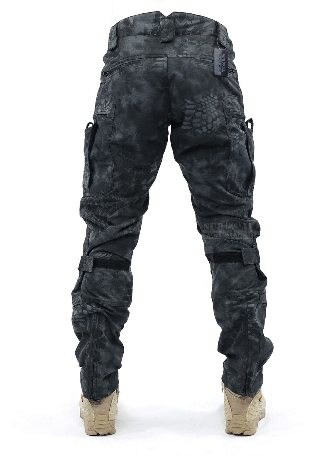 Olvoria | Men's Cargo Pants with Knee Pads