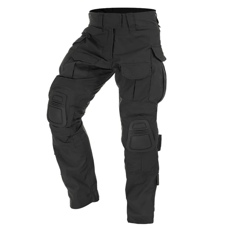 Olvoria | Men's Cargo Pants with Knee Pads