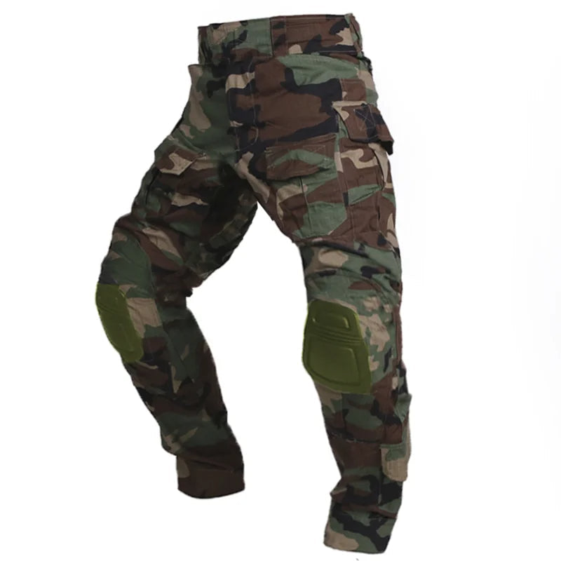 Olvoria | Men's Cargo Pants with Knee Pads