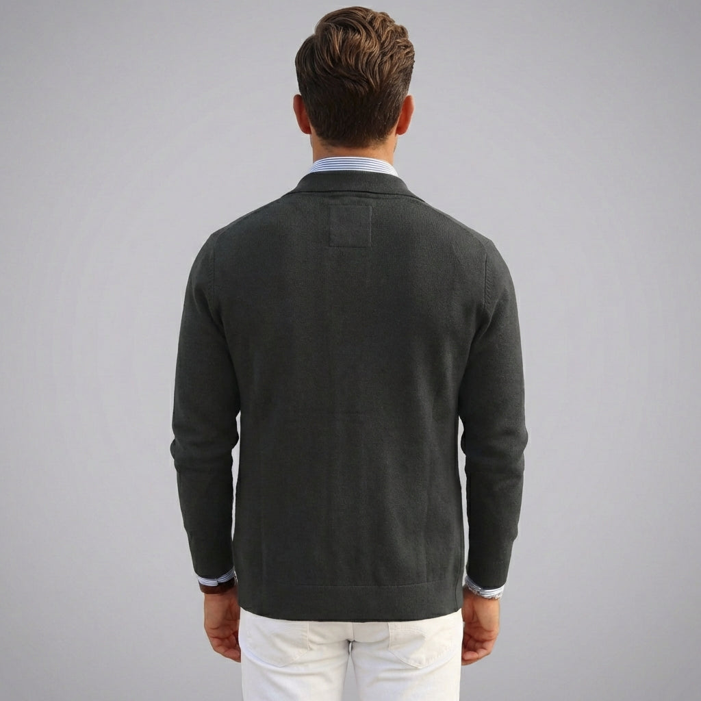 Olvoria | Men's Casual Blazer with Flap Pockets