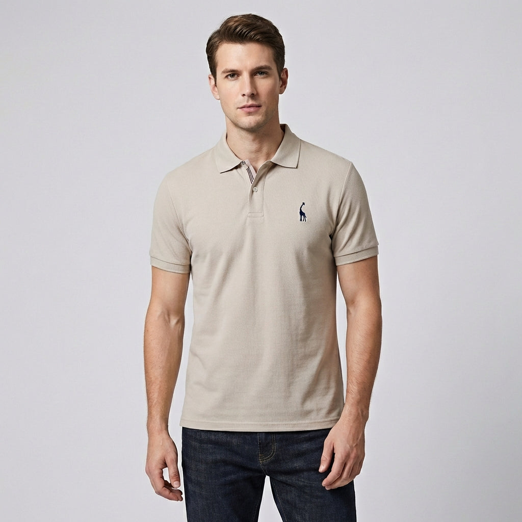 Olvoria | Men's Classic Polo Shirt with Subtle Logo