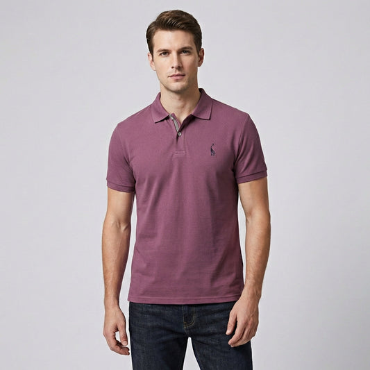 Olvoria | Men's Classic Polo Shirt with Subtle Logo
