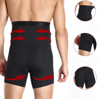 Olvoria | Short de compression pour homme - Contrôle du ventre taille haute