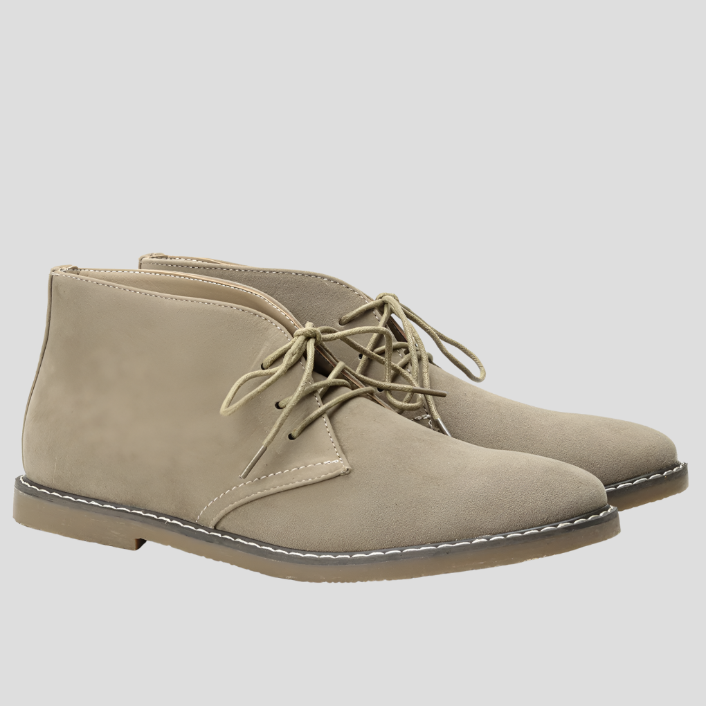 Olvoria | Men's Desert Boots Lace-Up Ankle Boot