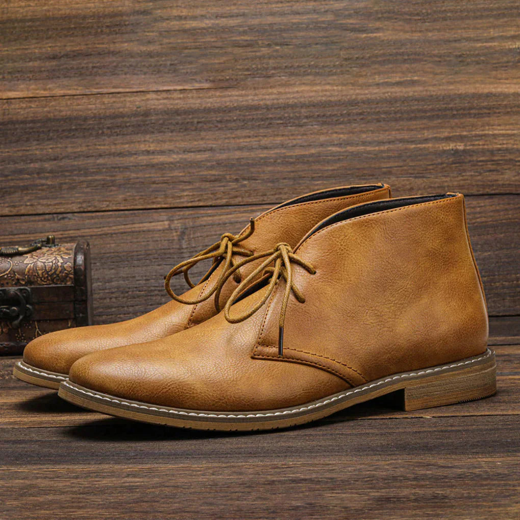 Olvoria | Men's Desert Boots Lace-Up Ankle Boot