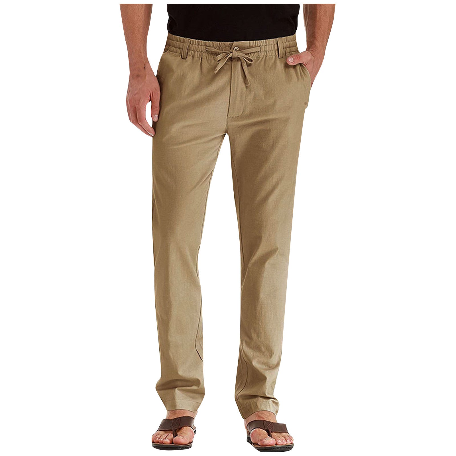 Olvoria | Men's Drawstring Casual Trousers