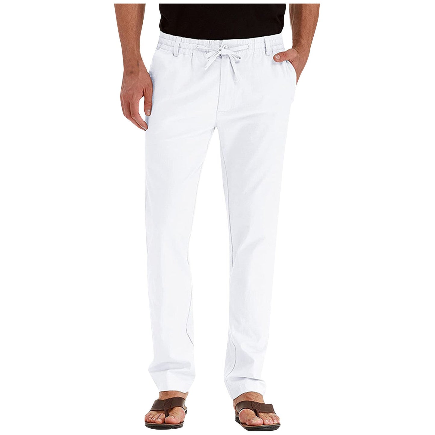 Olvoria | Men's Drawstring Casual Trousers